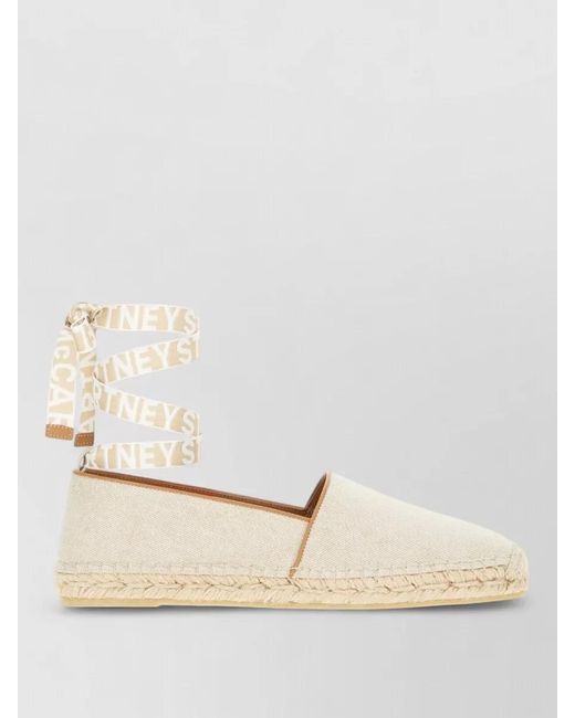 Stella McCartney Natural Canvas Espadrilles