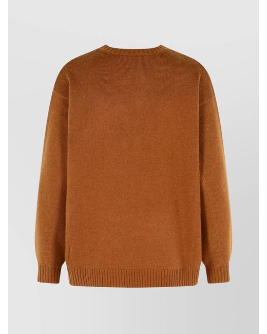Max Mara Brown Cashmere Wool Jumper