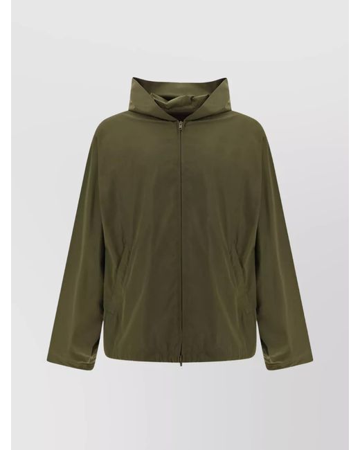 Balenciaga Green Hooded Jacket for men