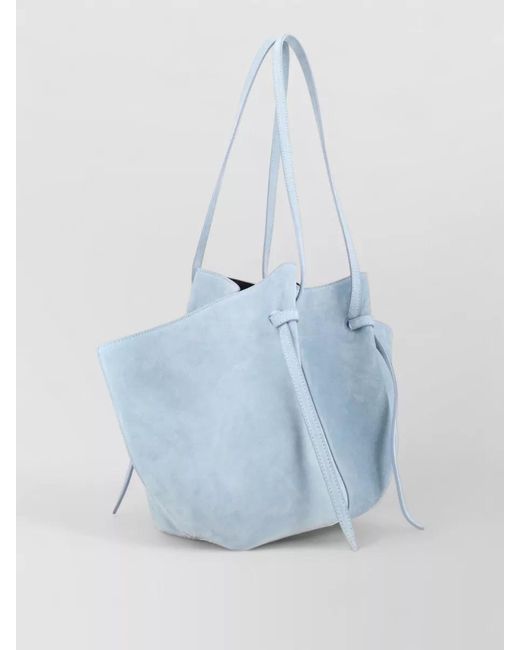 Yuzefi Blue Mochi Large Tote Bag Open Top