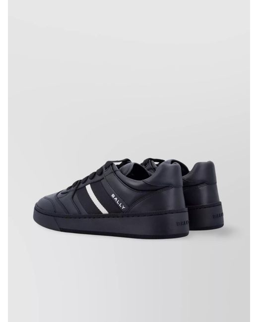 Bally Blue Rebby Sneakers With Rubber Sole And Perforated Toe for men