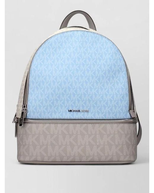 Michael Kors Blue Fabric Backpack