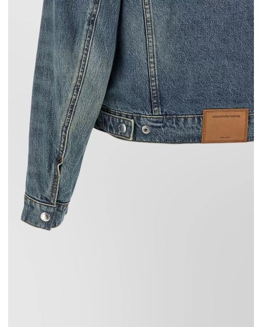 Alexander Wang Blue Denim Jacket