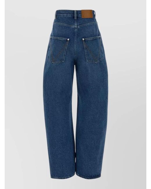 Bottega Veneta Blue Denim Wide-Leg Jeans