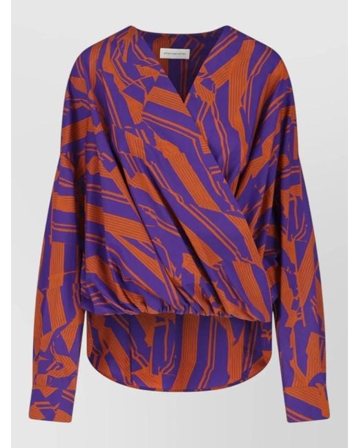 Dries Van Noten Pink Cotton Blouse