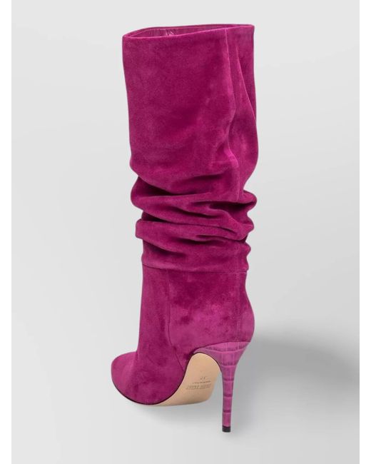 Paris Texas Pink Leather Boots