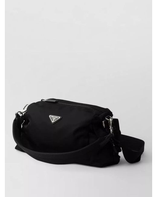 Prada Black Explore Renylon Crossbody Bag Adjustable Strap for men