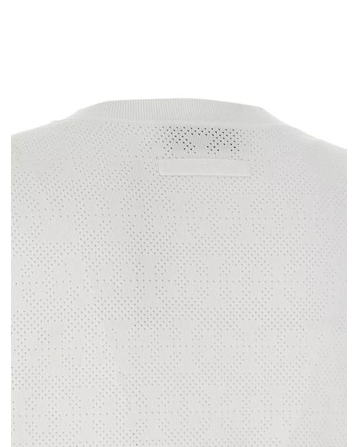 Tory Burch White Pointelle Cardigan