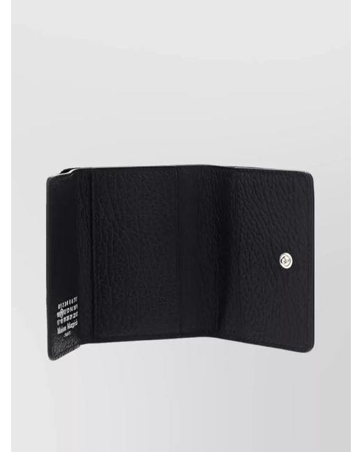 Maison Margiela Blue Leather Compact Wallet