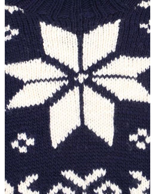 Polo Ralph Lauren Blue Wool Crewneck Jumper for men