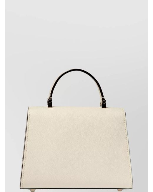 Valextra Natural Micro Iside Crossbody Bag