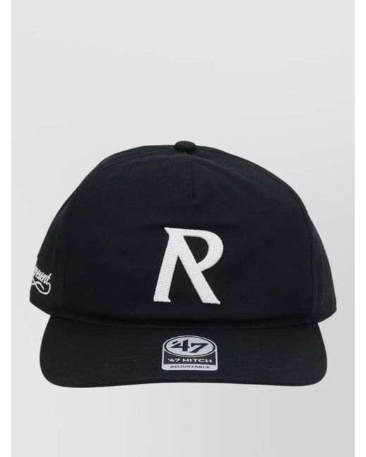 Represent Black Cotton Baseball Cap for men