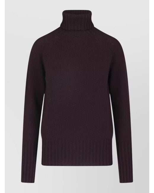 Drumohr Blue Merino Wool Crewneck Sweatshirt