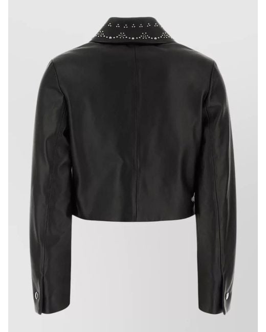 Marni Black Lambskin Leather Jacket