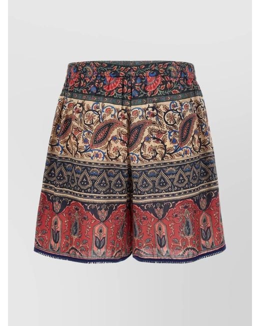 Valentino Garavani Multicolor Printed Tailored Shorts for men
