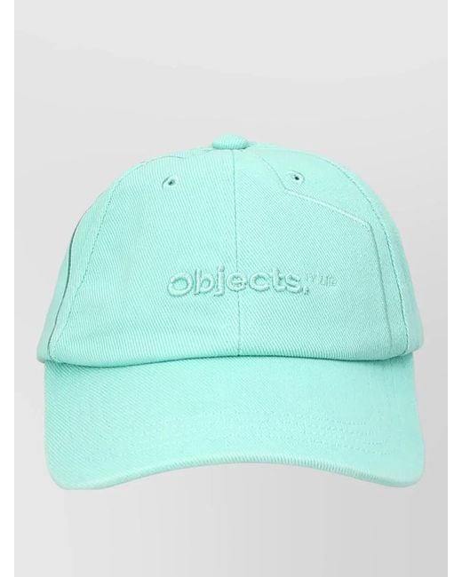 Objects IV Life Green Baseball Cap Logo Detail Curved Brim for men