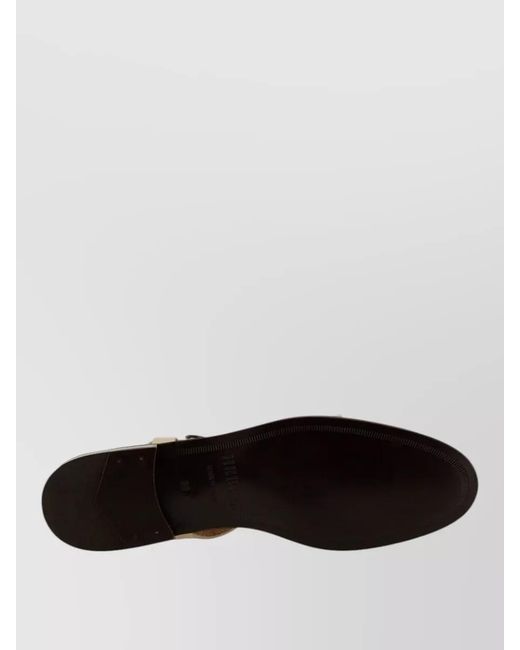 Hereu Natural Sandal Cut Out Design Flat Round Toe
