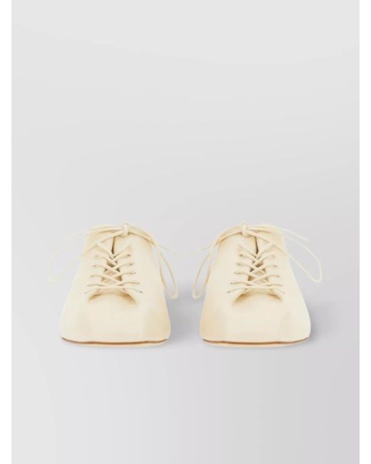 Aeyde Natural Leather Derby Shoes