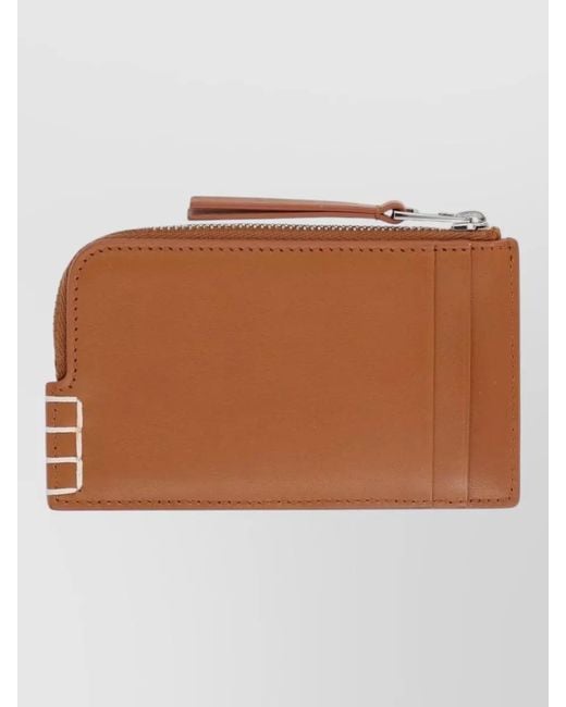 J.W. Anderson Brown Leather Keyring