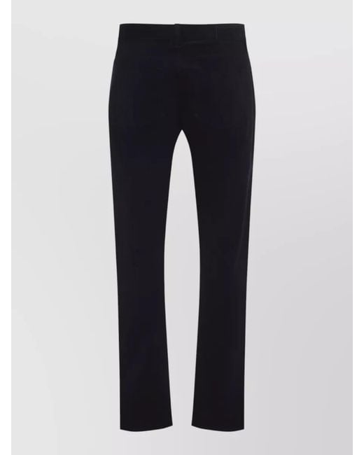 Giorgio Armani Blue Signature Five Pocket Straight Leg Denim Trousers for men