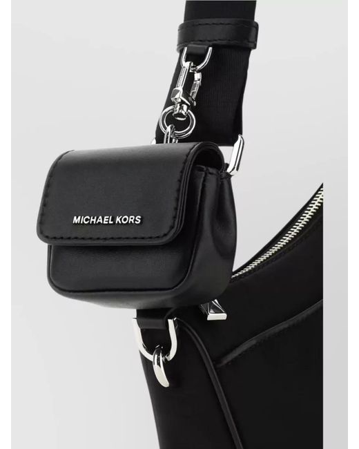 Michael Kors Black Jet Set Nylon Crossbody Bag