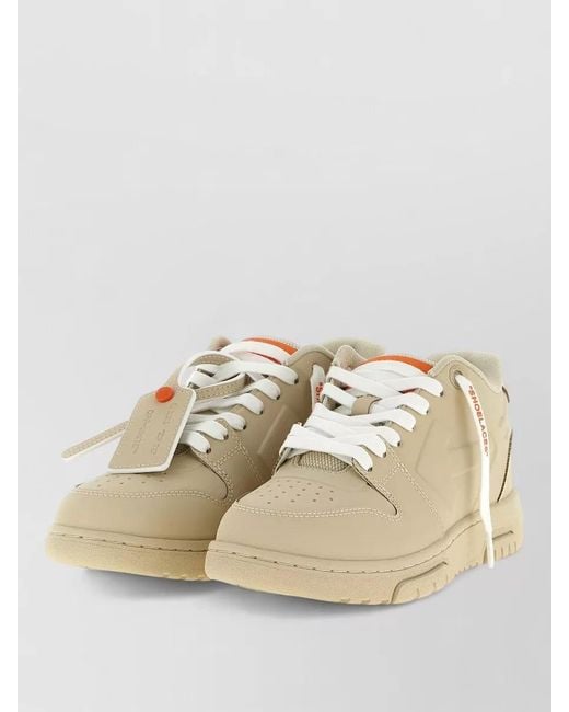 Off-White c/o Virgil Abloh Natural Thermoplastic Polyurethane Lace-Up Sneakers