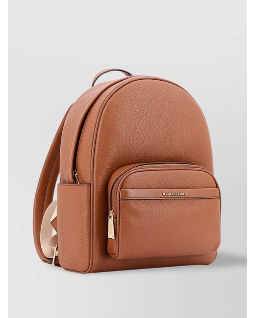 Michael Kors Brown Leather Backpack