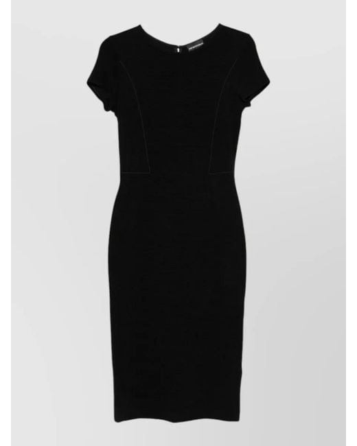 Emporio Armani Black Midi Dress