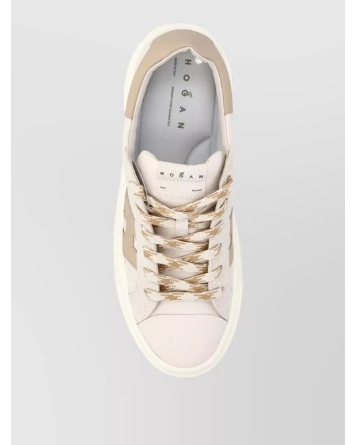 Hogan Natural Silk Low-Top Sneakers