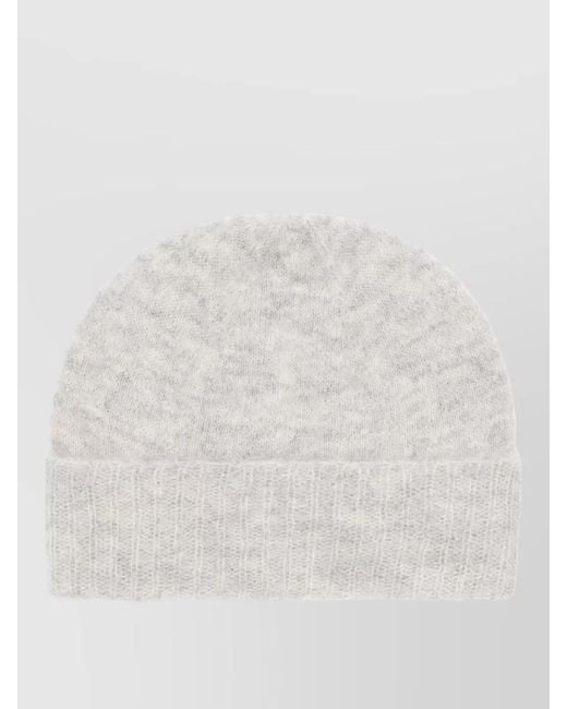 Vivienne Westwood White Alpaca Mohair Beanie