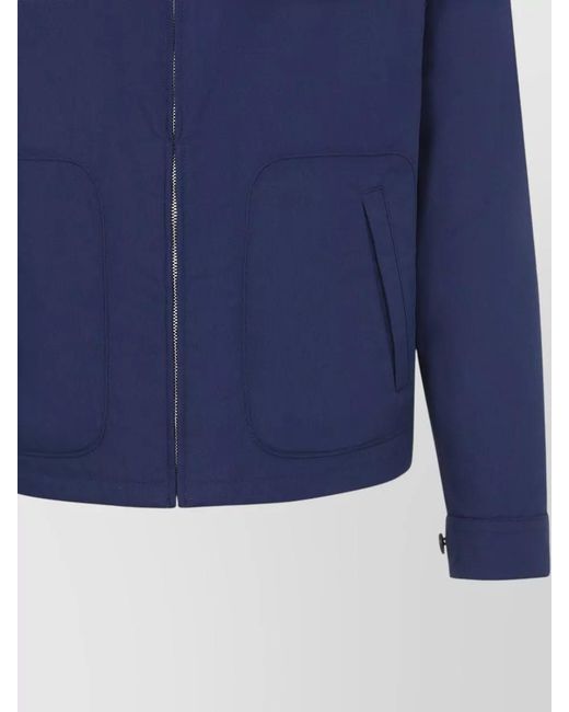 Prada Blue Polyester Lightweight Jacket for men