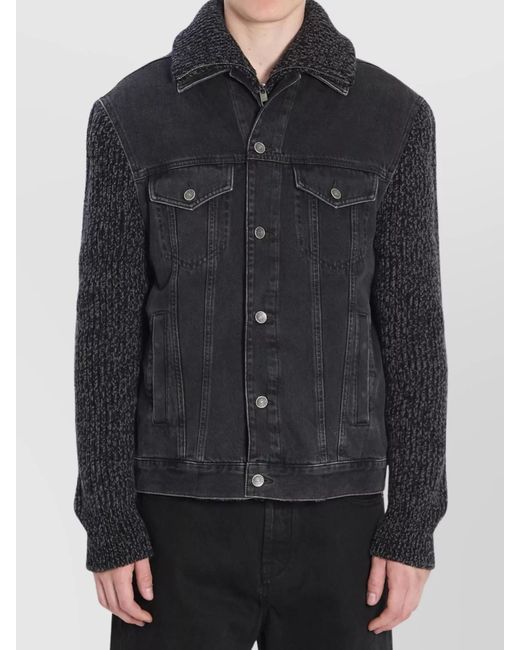 Dolce & Gabbana Black Dolce&Gabbana Denim Jacket for men