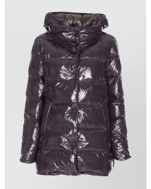 Herno Purple Down Puffer Jacket