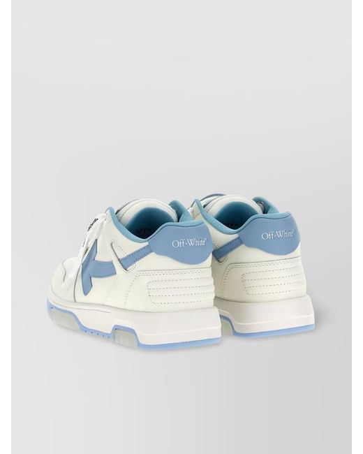 Off-White c/o Virgil Abloh White Leather Low-Top Sneakers for men