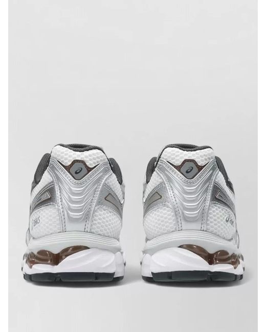 Asics Metallic Low Top Sneakers Mesh Upper Silk Nylon