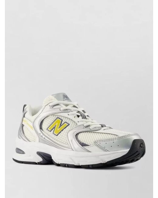 New Balance White Tier 3 Mesh Lifestyle Sneakers