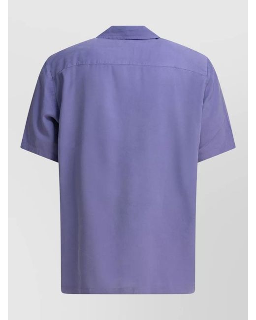 NN07 Purple Viscose Shirt for men