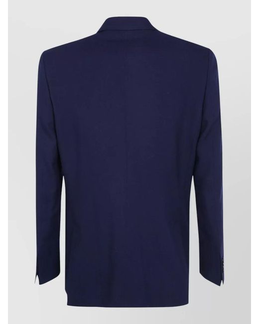 Paul Smith Blue Tailored Fit Two Button Suit Jacket for men