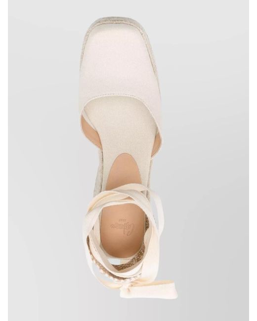 Castaner Natural Raffia Wedge Espadrilles