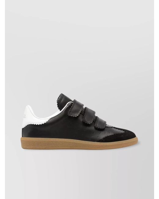 Isabel Marant Brown Beth Sneakers Leather Suede Accents