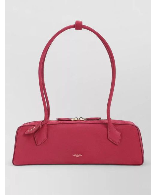 Alaïa Red Leather Shoulder Bag