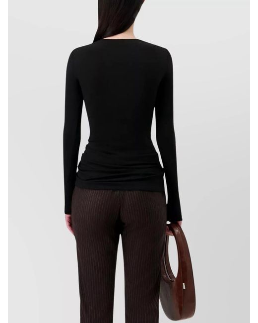 Coperni Black Long-Sleeve Top