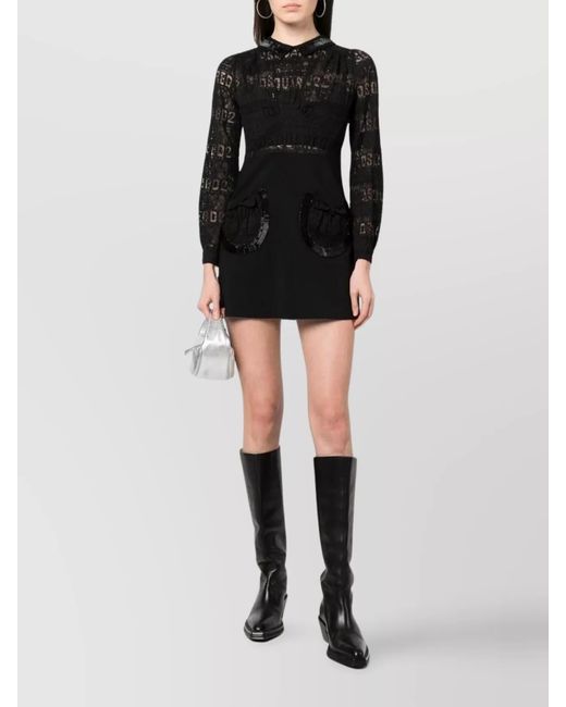 DSquared² Black Mini Dress