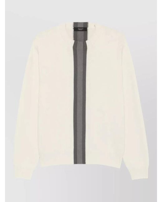 Gucci Natural Crewneck T-Shirt for men