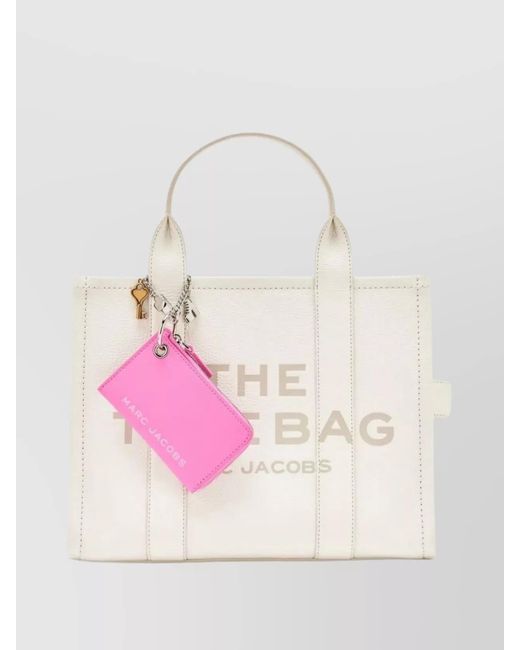 Marc Jacobs Pink Leather Zipped Cardholder