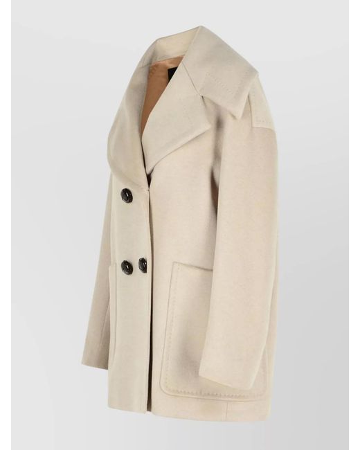 Max Mara Natural Cashmere Fitted Jacket