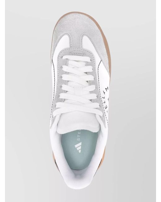 Adidas By Stella McCartney Multicolor Panelled Logo-Print Low-Top Sneakers