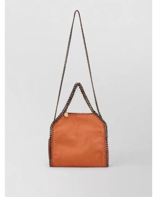 Stella McCartney White Falabella Shoulder Bag Chain Strap Design