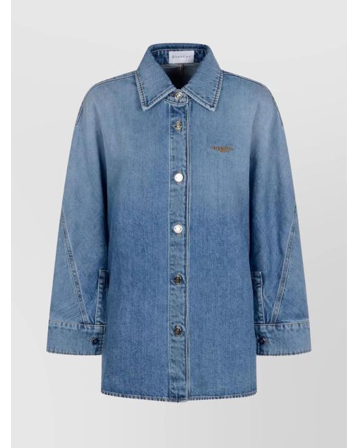 Givenchy Blue Denim Shirt