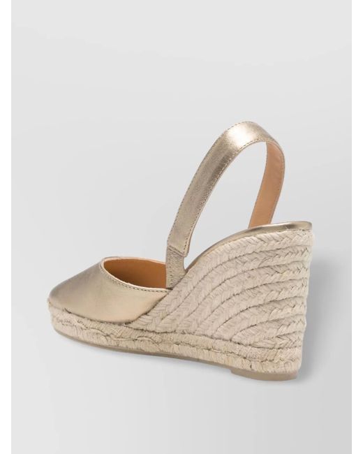 Castaner Natural Leather Espadrilles
